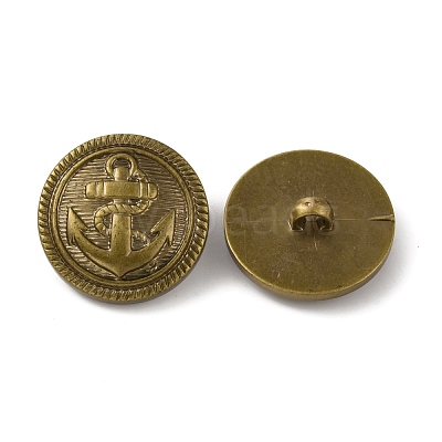 1-Hole ABS Plastic Shank Buttons BUTT-WH0015-68B-1