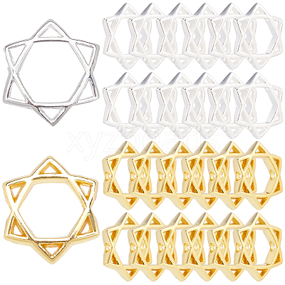 50Pcs Long-Lasting Plated Alloy Bead Frame FIND-SP0002-54-1