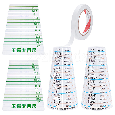 4Pcs 2 Styles Plastic Ez Sizer TOOL-UN0003-20-1