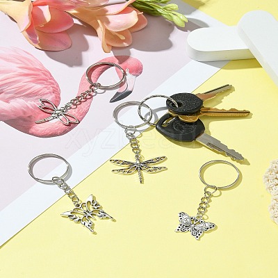 Insect Theme Alloy Keychain KEYC-YW00053-01-1
