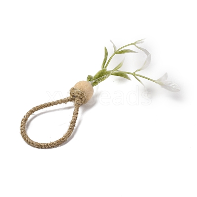 Jute Twine Napkin Rings AJEW-U016-01A-1