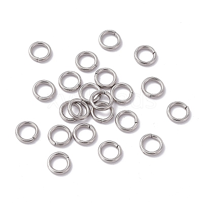 Non-Tarnish 304 Stainless Steel Open Jump Rings STAS-C040-01H-P-1