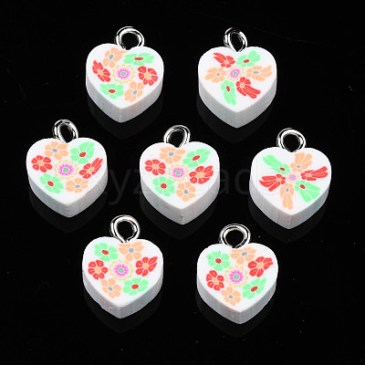 Handmade Polymer Clay Charms CLAY-N006-46D-1