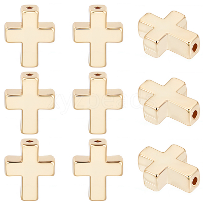 10Pcs Alloy Beads TIBEB-BBC0001-03G-1