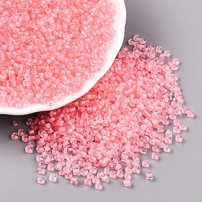 8/0 Transparent Glass Seed Beads SEED-F003-03B-15-1