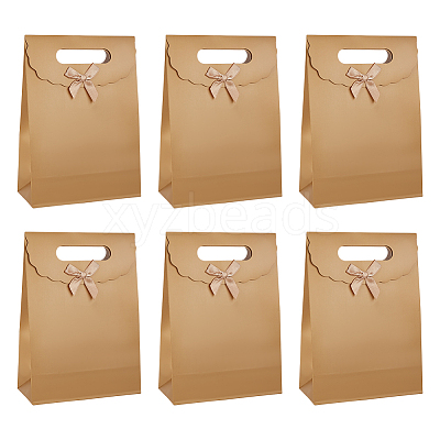 Rectangle Paper Gift Bags CARB-WH0017-14B-02-1