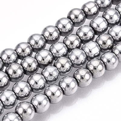 Electroplate Glass Beads Strands EGLA-T021-4mm-13B-1