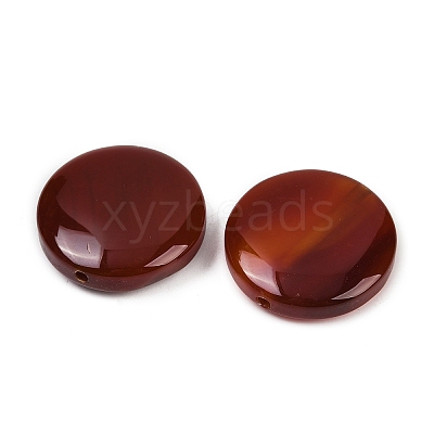 Natural Red Agate Beads G-S393-10-1