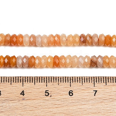 Natural Red Aventurine Beads Strands GG-CBAE4D4-A01-01-1