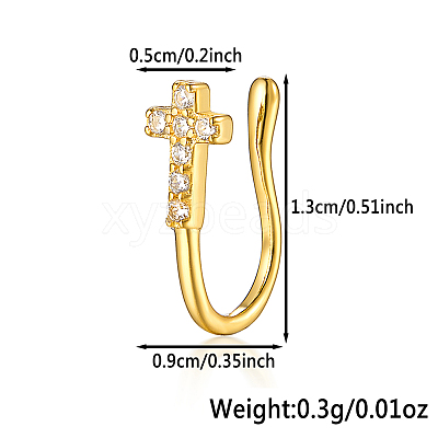 S925 Silver Flower Butterfly Rabbit Star Nose Clip Fashion Jewelry MA2524-5-1