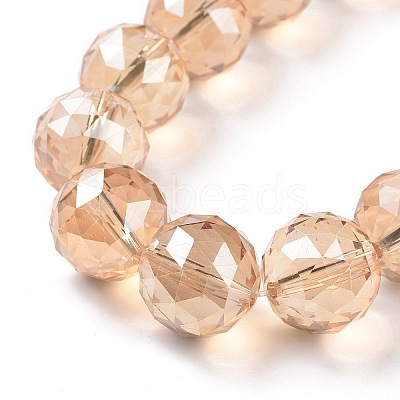 Electroplate Glass Bead Strands EGLA-J140-FR03-20mm-1