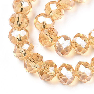 Electroplate Glass Beads Strands EGLA-A034-T2mm-A30-1