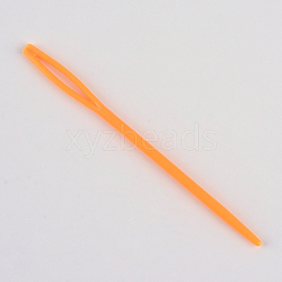 Steel Wire Stainless Steel Circular Knitting Needles and Random Color Plastic Tapestry Needles TOOL-R042-650x3.5mm-1