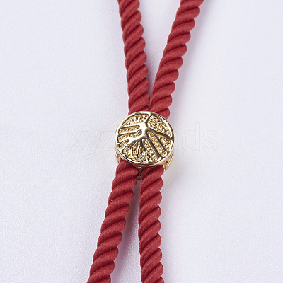 Nylon Twisted Cord Bracelet Making MAK-F018-01G-RS-1