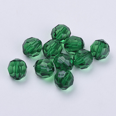 Transparent Acrylic Beads TACR-Q257-8mm-V17-1