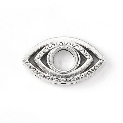 Tibetan Style Alloy Bead Frame LS-TIBE-WH0002-08AS-1