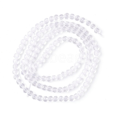 Transparent Glass Beads Strands X-GLAA-C019-01B-06-1