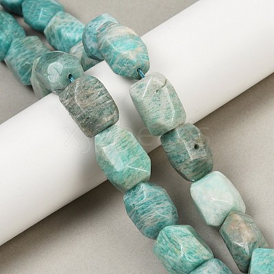 Natural Amazonite Beads Strands G-F796-C08-01-1