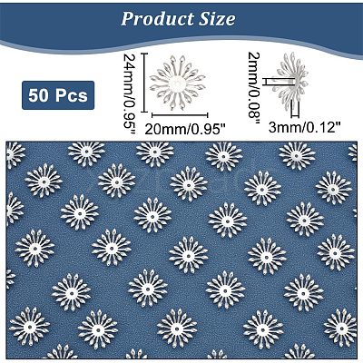Multi-Petal 316 Surgical Stainless Steel Bead Caps STAS-UN0046-81-1