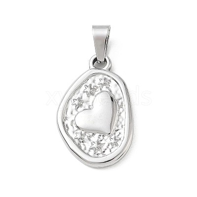 304 Stainless Steel Pendants SA-CBA34D4-03A-P-1