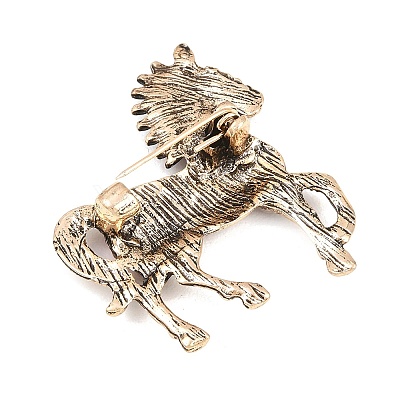 Alloy Rhinestone Lapel Pin Brooches JEWB-C057-01AG-1