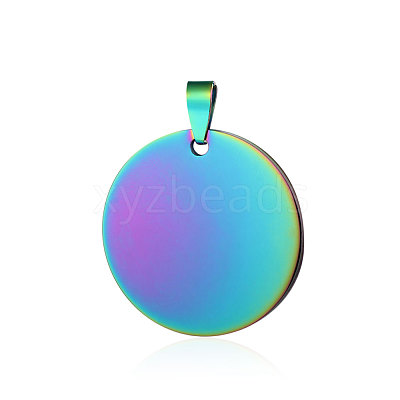 Ion Plating(IP) 304 Stainless Steel Pendants STAS-I311-05C-RC-1