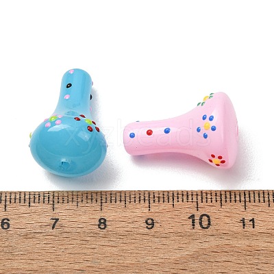 Glass Enamel Beads GL-CBA33A9-02-1