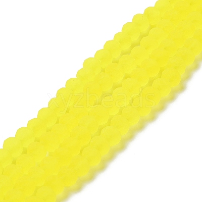 Transparent Glass Beads Strands X-EGLA-A034-T10mm-MD29-1