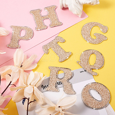 26 Letters Cloth Iron/Sew on Patches PJ-TAC0004-04B-1
