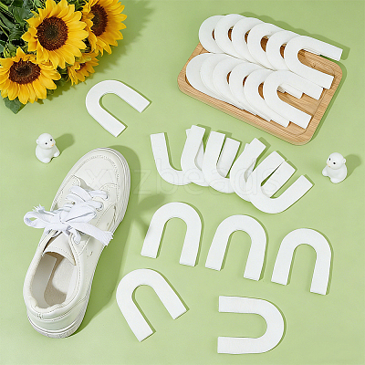 26Pcs Self-adhesive Felt U Shape Heel Sticker AJEW-OC0016-51-1