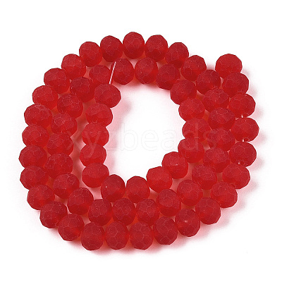 Transparent Glass Beads Strands X-EGLA-A044-T8mm-MD01-1