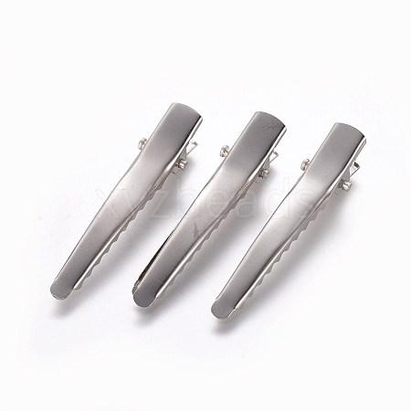 Iron Alligator Hair Clip Findings PHAR-WH0006-03P-1