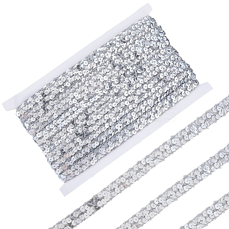 Plastic & Polyester Paillette Beads OCOR-WH20016-04I-1