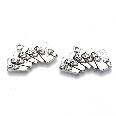Tibetan Style Alloy Pendants TIBE-N006-24AS-LF-1