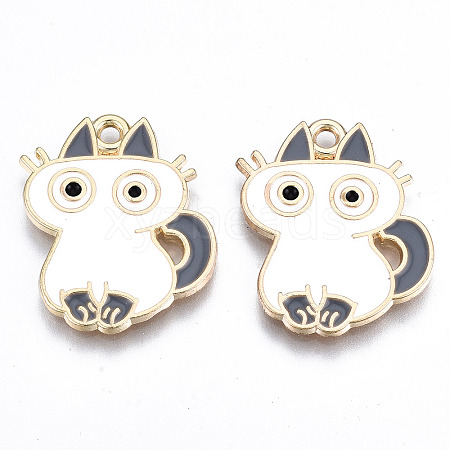 Eco-Friendly Alloy Enamel Pendants LS-ENAM-Q437-030B-NR-1