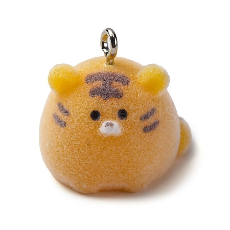 Flocky Animal Resin Pendants FIND-S001-05D-1