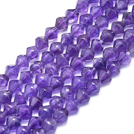 Natural Amethyst Beads Strands G-F715-016-1