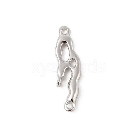 925 Sterling Silver Irregular Shaped Chandelier Component Links STER-D288-01P-1