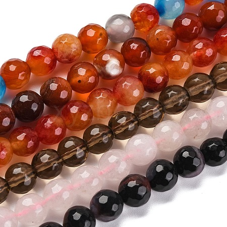 Natural Mixed Gemstone Beads Strands G-L605-A02-02-1