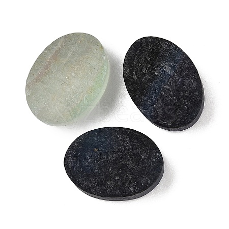 Natural Fluorite Cabochons G-K338-38A-04-1