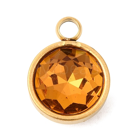Birthstone Theme November 304 Stainless Steel Pendants STAS-K239-01G-A11-1