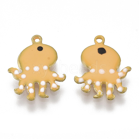 Alloy Enamel Charms PALLOY-S174-14F-1