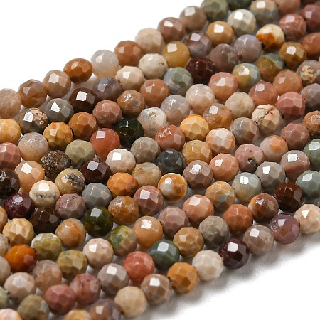 Natural Agate Beads Strands G-G991-A03-B-1