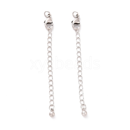 925 Sterling Silver Chain Extenders STER-D036-43AS-1