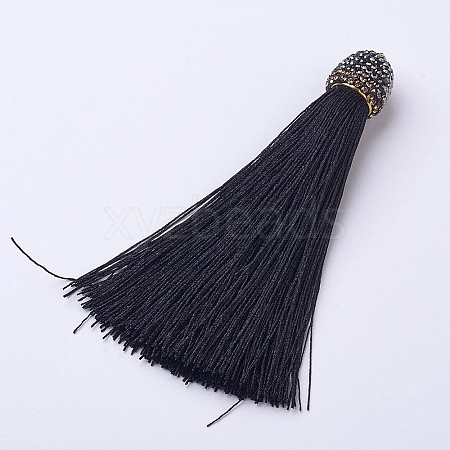 Nylon Tassels Pendant Decorations HJEW-G007-A01-1