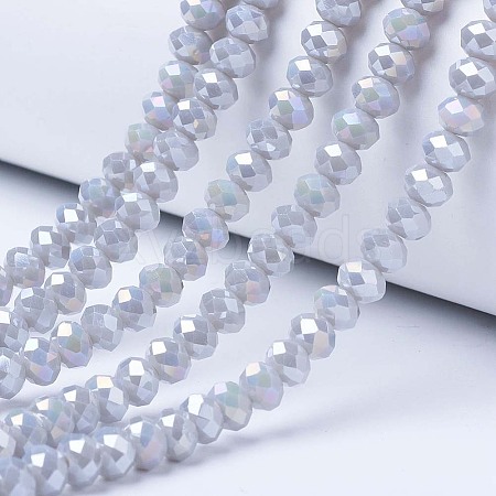 Electroplate Glass Beads Strands LS-EGLA-A034-P2mm-B11-1