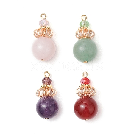 Gemstone Pendants PALLOY-TA00208-1