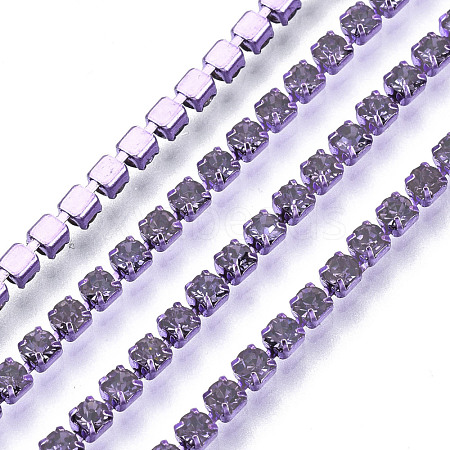 Electrophoresis Iron Rhinestone Strass Chains CHC-Q009-SS6.5-B13-1