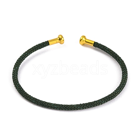 Braided Carbon Steel Wire Bracelet Making MAK-A017-B56-1