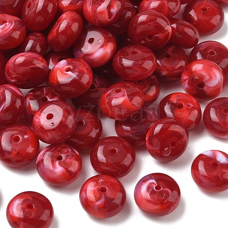 Two Tone Acrylic Beads AC-CBABA33-01M-1